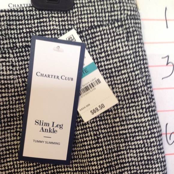 CHARTER CLUB PETITE NWT women's trousers sz 16P New With Tags - Picture 5 of 8